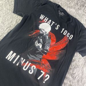 Tokyo Ghoul Shirt Adult Small Black Red White Kaneki Whats 1000 Minus 7 Manga